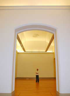 Rotorua Trust Gallery Deputy Director Cherie Meecham in the new Rotorua Trust Gallery.