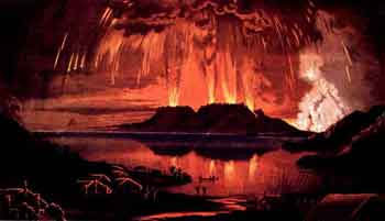 By 2.30am its three peaks were in eruption, columns reaching thousands of metres into the sky By 2.30am its three peaks were in eruption, columns reaching thousands of metres into the sky