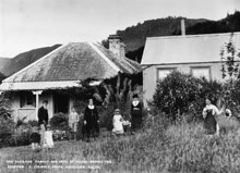 Haszard Family Home - Before the eruption Haszard Family Home - Before the eruption